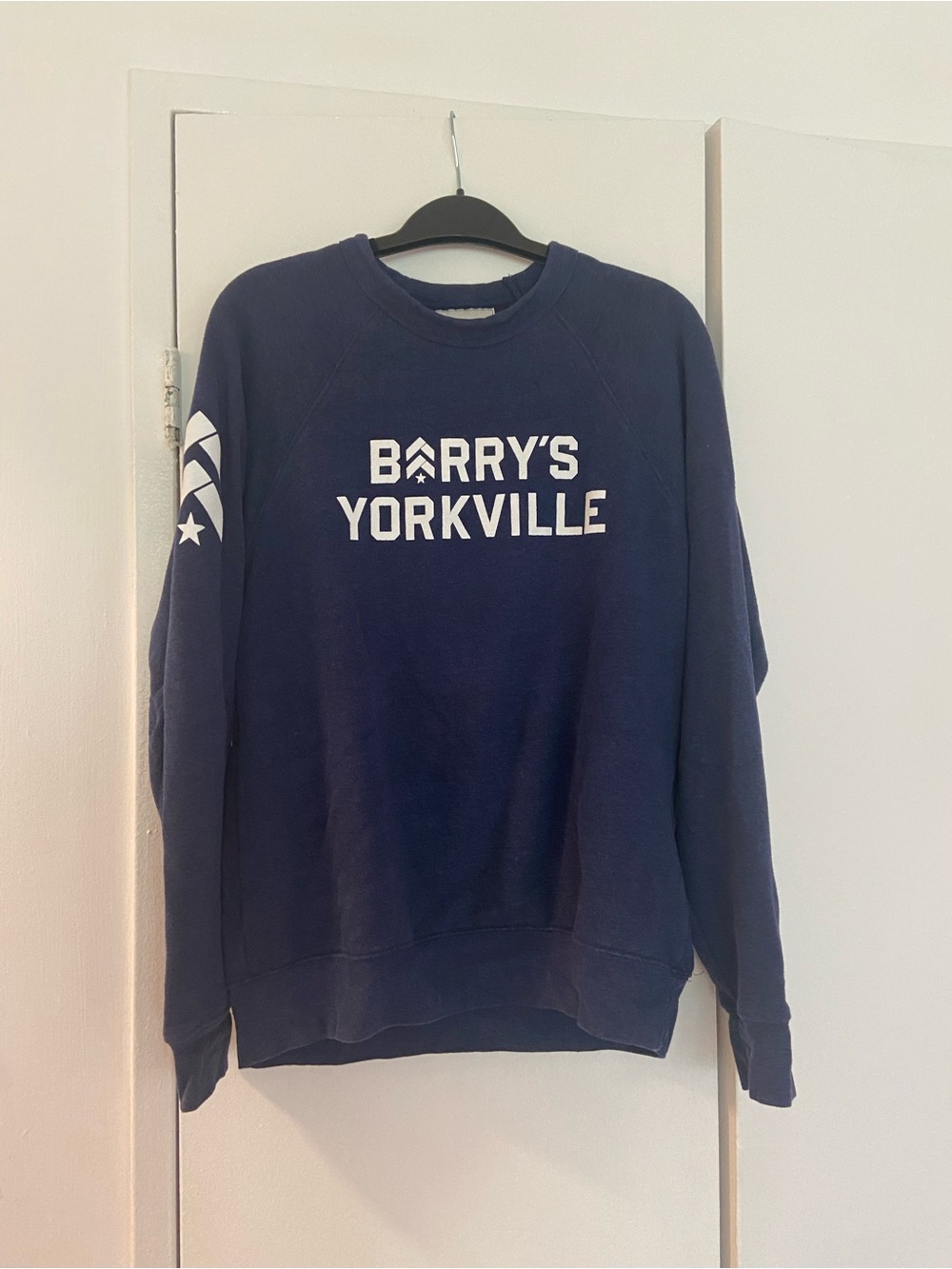 Barry’s Bootcamp Yorkville Navy Crewneck Sweatshirt